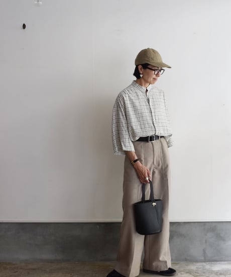 JOICEADDED/CHECK PATTERN H/S SHIRT