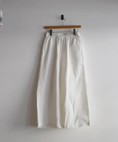 maison de soil/LINEN DENIM EASY WIDE PANTS
