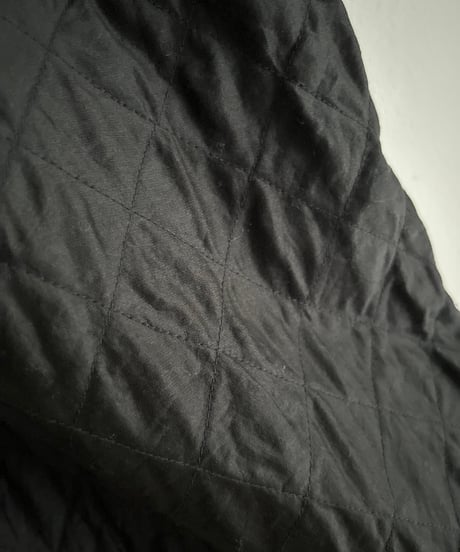 maison de soil/QUILTED HAND WOVEN COTTON SILK RAGLAN HALF COAT