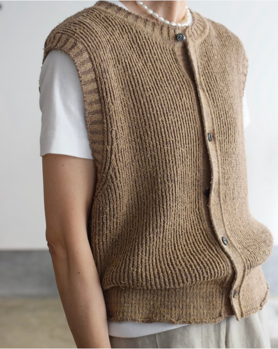 Snari Nikki ESSENTIAL PIECES/COTTON SNARI YARN VEST
