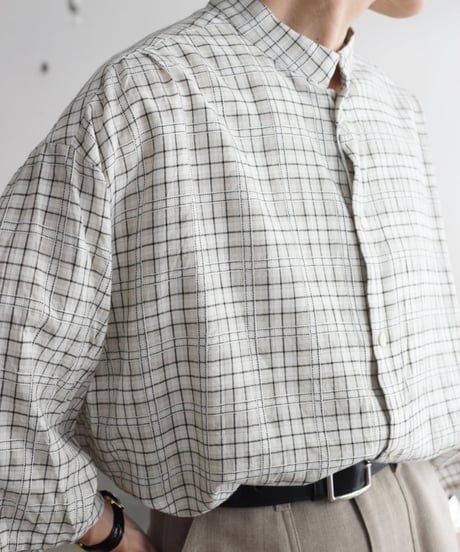 JOICEADDED/CHECK PATTERN H/S SHIRT