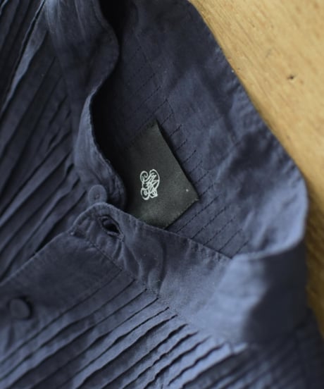 maison de soil/BANDED SHIRT DRESS