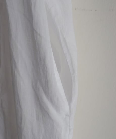 maison de soil/ORGANIC VOILE PLANE INVERTED PLEAT DRESS