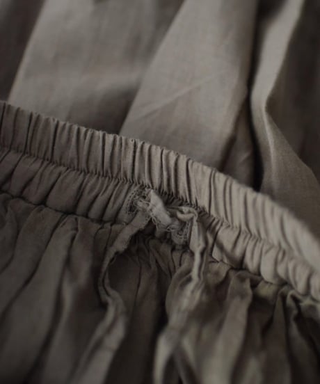 SOIL/COTTON SILK GATHERED SKIRT