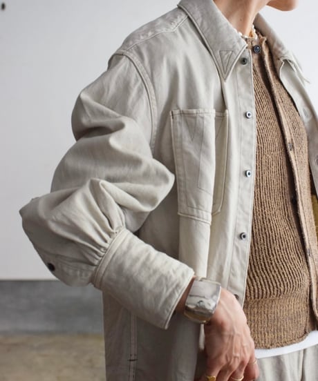 Nikki ESSENTIAL PIECES/COTTON SNARI YARN VEST