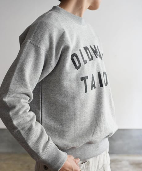 OLDMANSTAILOR/OMT RUBBER PRINT CREW SWEAT