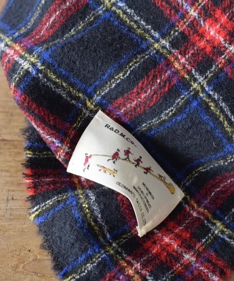 R&D.M.CO/WOOLTARTANCHECK MUFFLER