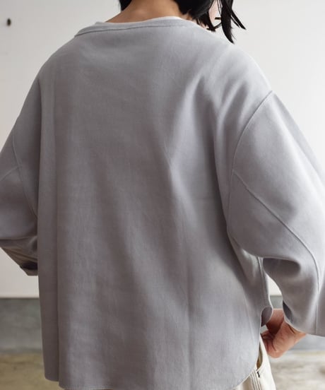YLEVE/COTTON RIB PULL OVER