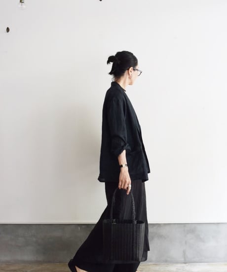 YLEVE/LINEN POPLIN JAKET