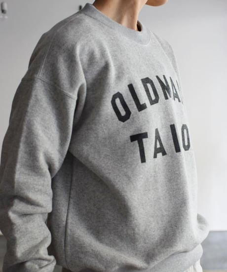 OLDMANSTAILOR/OMT RUBBER PRINT CREW SWEAT