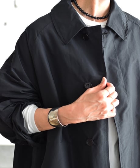 R&D.M.CO/TAFFETA SOUTEN COLLOR COAT