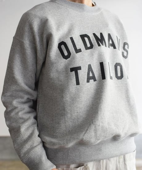 OLDMANSTAILOR/OMT RUBBER PRINT CREW SWEAT