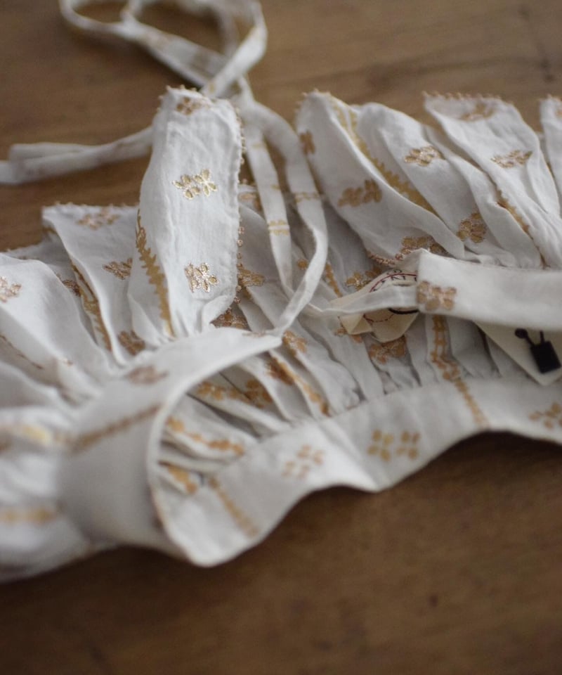 BUNON/FRILL COLLAR 刺繍つけ襟 | ALCOT
