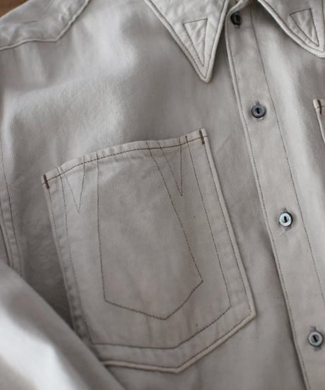 JOICEADDED/OVER SIZE DENIM SHIRT