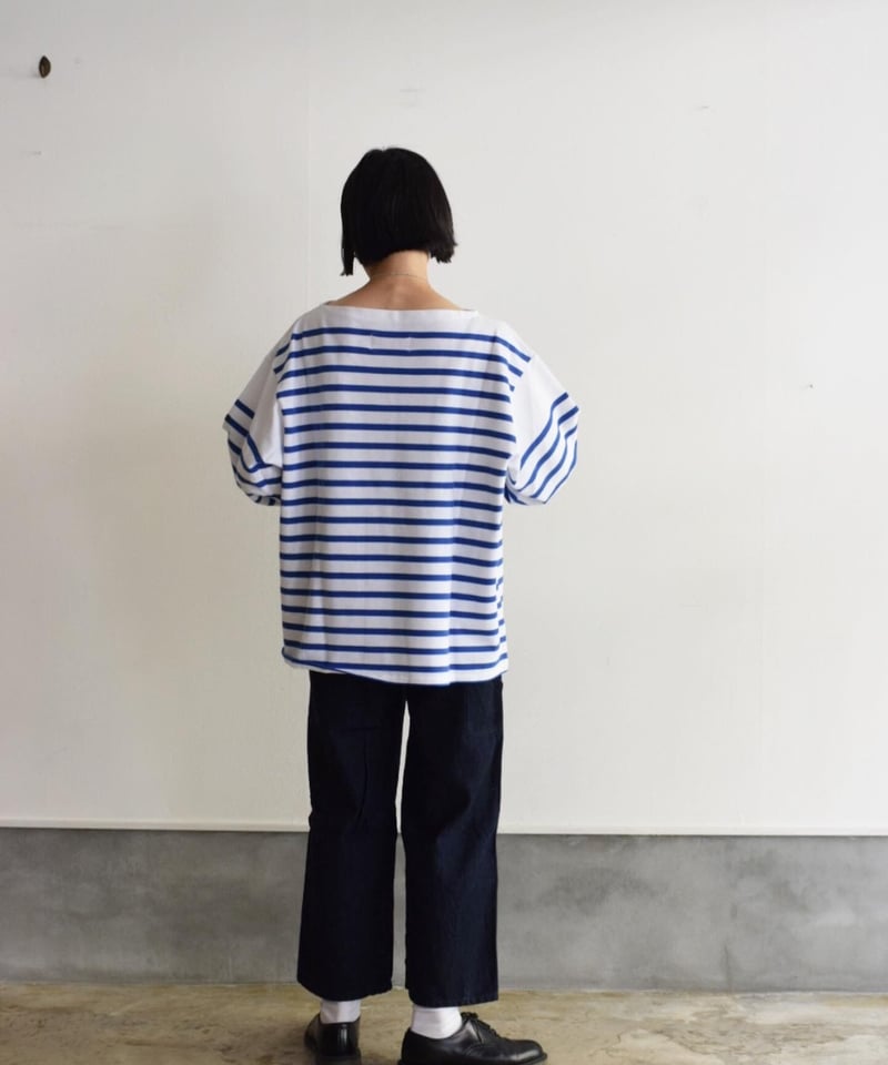 outil TRICOT AAST NAVAL 0 極美品 OUTIL/TRICOT AAST -NAVAL BORDER