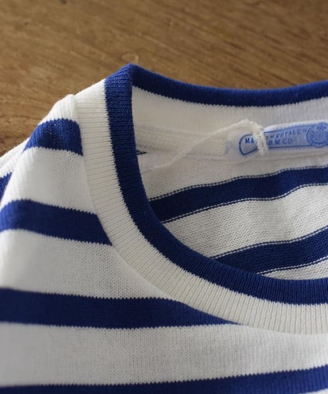 R&D.M.CO/BORDER KNITSEW T-SHIRT