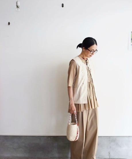 JOICEADDED/BLOOM GEOMETRY BLOUSE