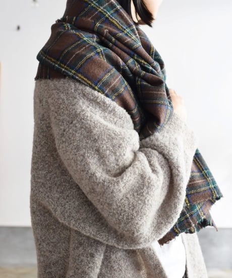 R&D.M.CO/WOOL TARTANCHECKMUFFLER