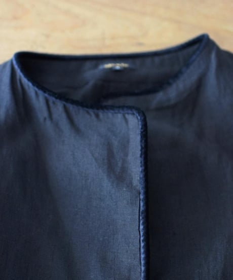 R&D.M.CO-DENSELY LINEN TRIMMING JAKET