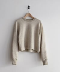 NiKKI  ESSENTIAL PIECES/YAK CREW NECK SWEAT SHIRT
