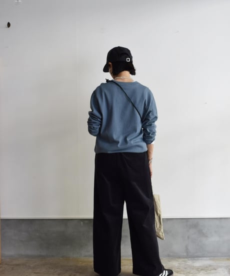 maison de soil/11WALE CORDUROY EASY WIDE PANTS