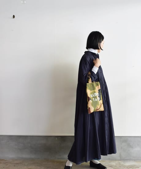 maison de soil/BANDED SHIRT DRESS