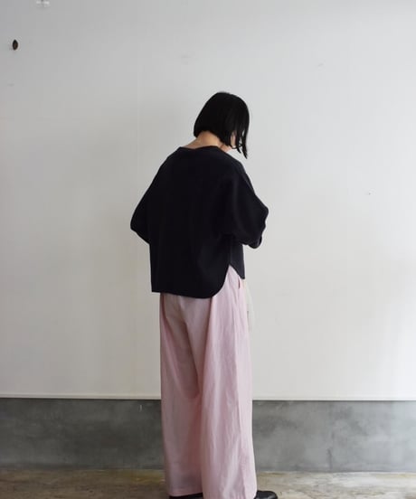 YLEVE/COTTON RIB PULL OVER