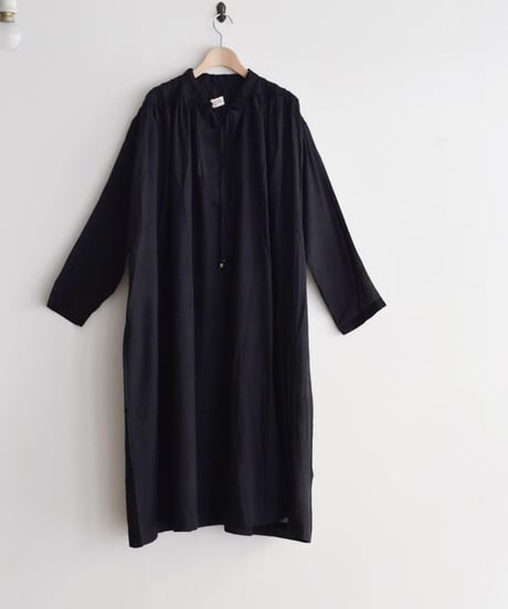 BUNON/GATHER DRESS