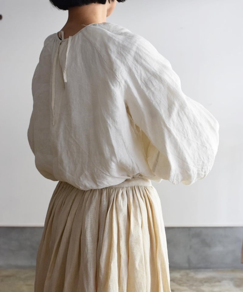 R&D.M.CO/DENSELY LINEN GATHER SKIRT | ALCOT