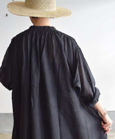 BUNON/GATHER DRESS