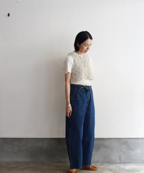 JOICEADDED/EMBROIDERED KNITTED VEST
