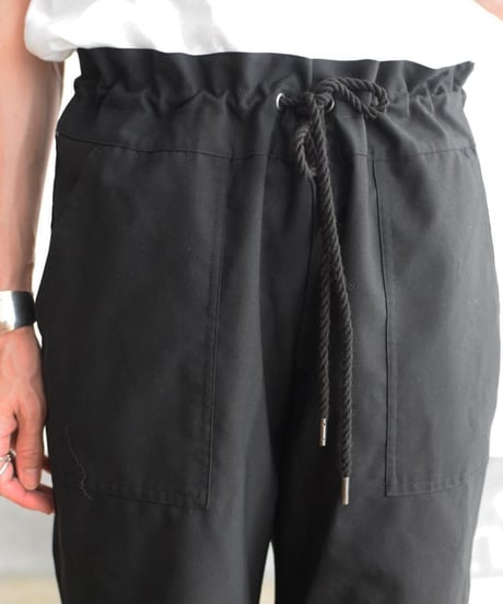 MEYAME/COMFORTABLE DRAWCOARD PANTS