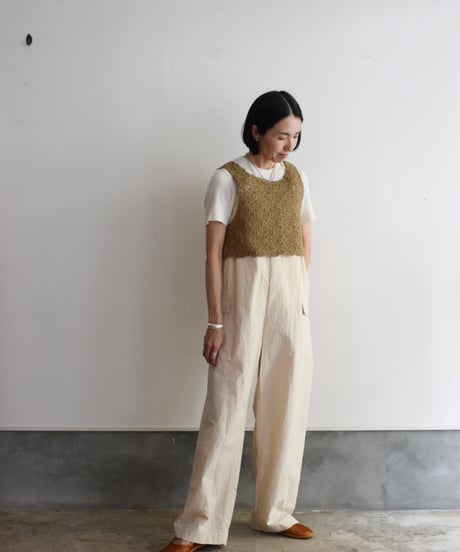 JOICEADDED/EMBROIDERED KNITTED VEST