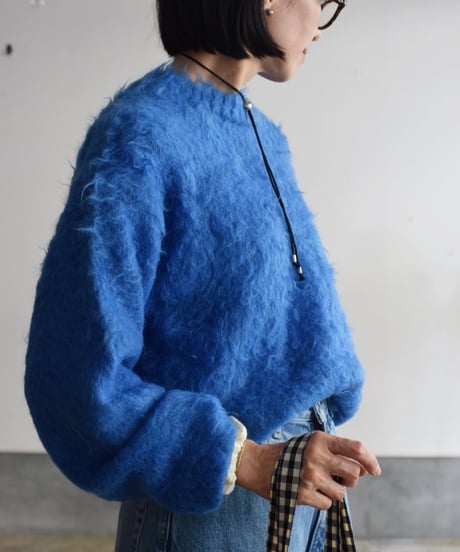 YLEVE/MOHAIR NAPPING KNIT PULOVER