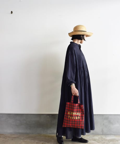 maison de soil/BANDED SHIRT DRESS