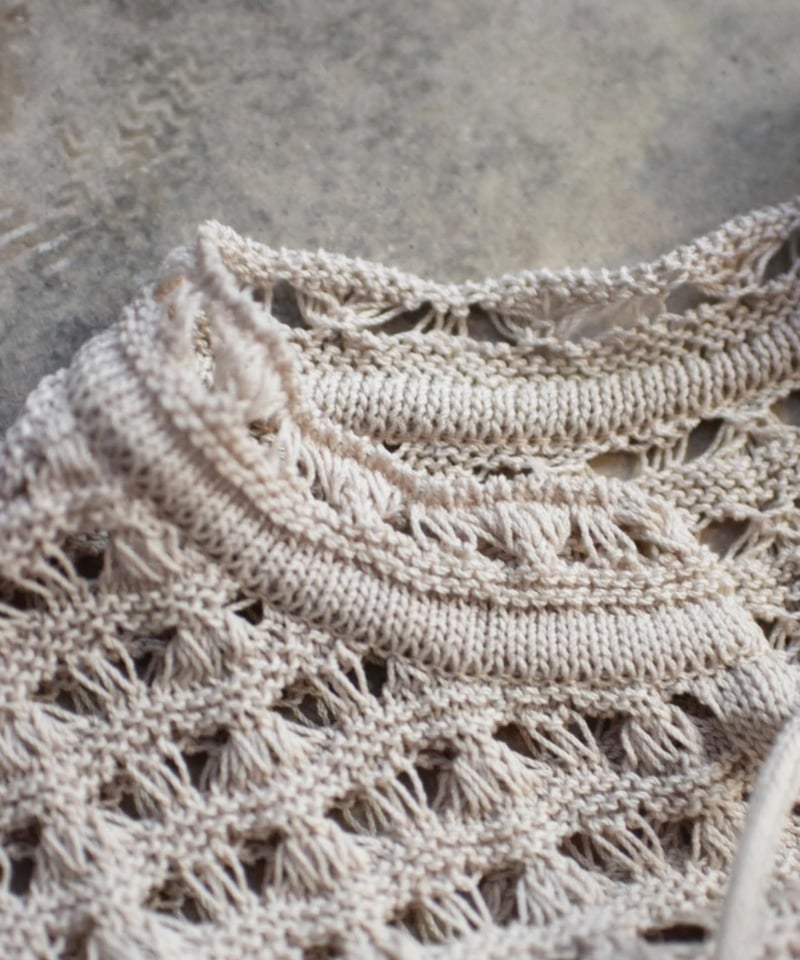 JOICEADDED/TRIANGLE PATTERN KNIT CARDIGAN | ALCOT