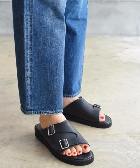 BEAUTIFUL SHOES/DOUBLE BELT SANDALS（HDRDNESS 60 SOLE）