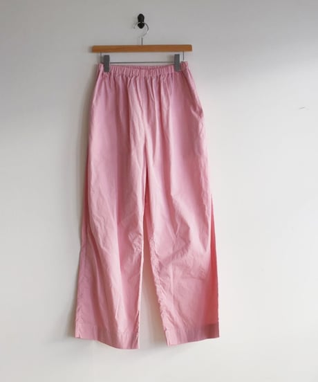 R&D.M.CO/GARMENT DYE TWILL COTTON RELAX GUM PANTS