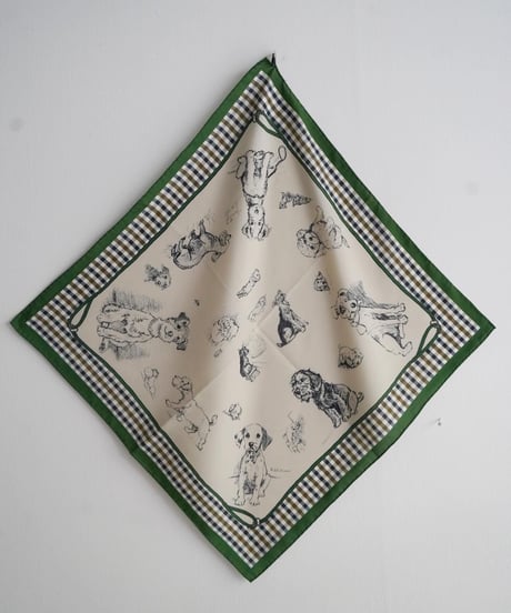 R&D.M.CO/SKETCH BOOK PANEL SILK SCARF