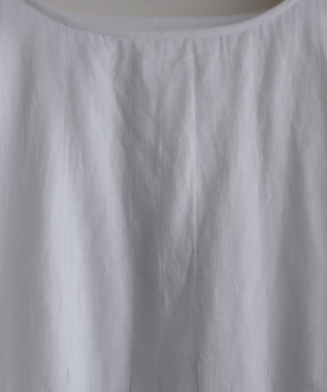 maison de soil/ORGANIC VOILE PLANE INVERTED PLEAT DRESS