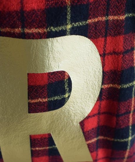 R&D.M.CO/WOOL TARTAN CHECK TOTE