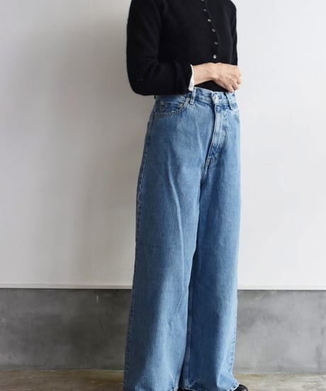 YLEVE/DENIM HIGH  WAIST WIDE