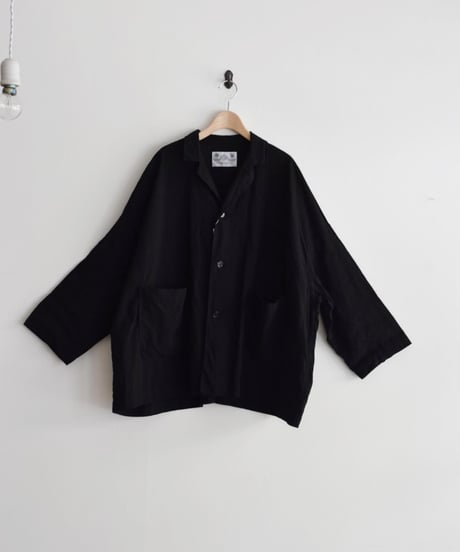 R&D.M.CO/GARMENT DYE OPEN COLLAR WORK JAKET