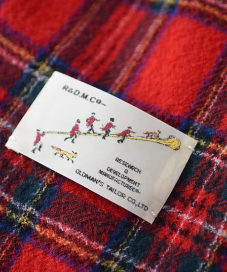 R&D.M.CO/WOOL TARTANCHECKMUFFLER