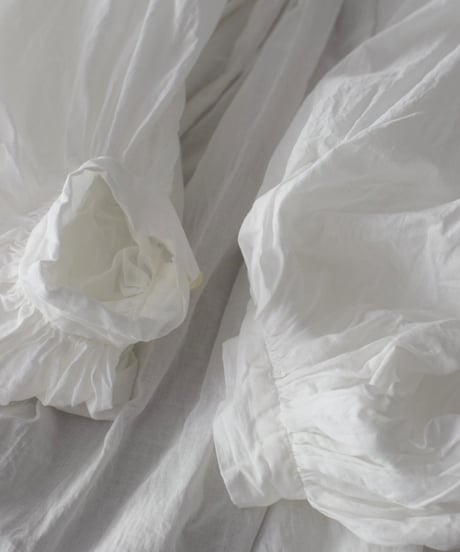 R＆D.M.CO/GARMENT DYE GATHER SMOCK