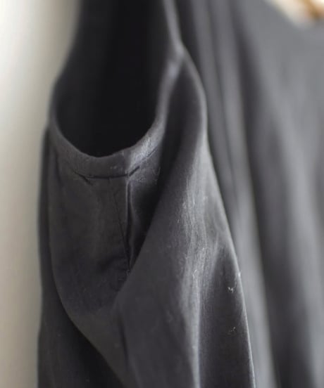 maison de soil/ORGANIC VOILE PLANE INVERTED PLEAT DRESS
