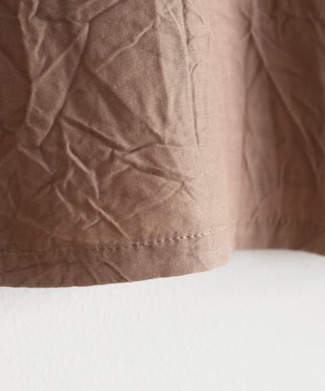 JOICEADDED/WRINKLED SLEEVE LESS SHIRT