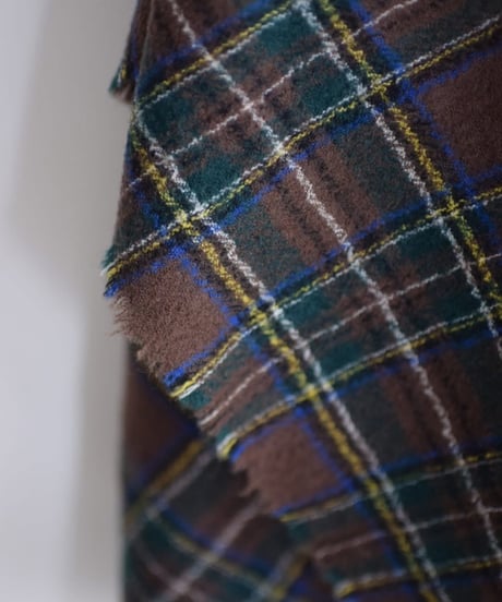 R&D.M.CO/WOOL TARTANCHECKMUFFLER