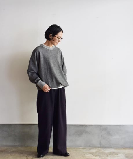 phlanne'l/LIGHT COTTON YAC SWEAT SHIRT