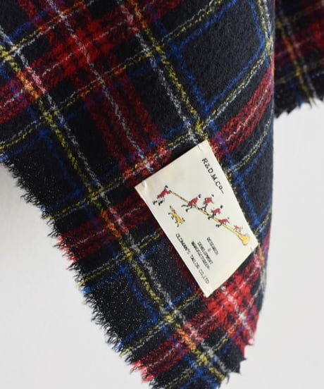 R&D.M.CO/WOOLTARTANCHECK MUFFLER